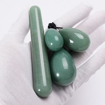 4 Adet Yeşim Yoni Yumurta Masaj Değnek Hediye Kutuları Set Doğal Kristal Matkap Aventurin Topu Kegel Egzersiz Aracı Pelvik Taban Kas Vajinal 5b7xlw Çok Renkli