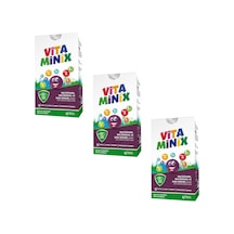 Vitaminix Multivitamin Multimineral Ve Kara Mürver Şurubu 3 x 150 ML
