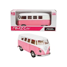 1:32 Rmz City Pembe Serisi Die Cast Model Araba - Volkswagen T1 Transporter