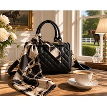 Housebags Riviera New Trend El Ve Omuz Çantası Siyah