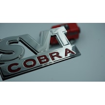 Ford Mustang Shelby Svt Cobra Vidalı Krom Metal 3D Logo Amblem (547069409)
