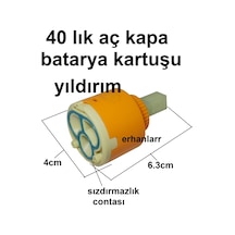 Aç Kapa Batarya Kartuşu Batarya İçi Ayaksız 40lık Kartuş Tamir Dü