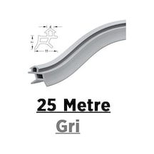  Pvc Kapı Pencere Fitili Contası 25 Metre İnce Gri
