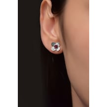 925 Ayar Gümüş Rodyum Kaplama Zirkon Taşlı Şubat Ayı Doğum Taşlı Frezya Çiçeği Küpe UVPTS300344-2 925 Ayar Gümüş Rodyum Kaplama Zirkon Taşlı Şubat Ayı Doğum Taşlı Frezya Çiçeği Küpe UVPTS300344-2