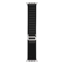 Watch 44mm Clo- Band-74 Hasır Kordon-siyah-gri