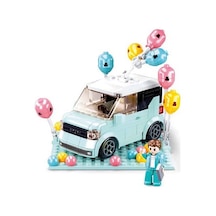 Mını Handcraft Party Car Mavi Renkli Eğlenceli Oyun Aracı