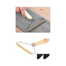 Büro Ev Ofis Yazlık Hijyeni İçin Ahşap Saplı Metal Çift Taraf Elbise Halı Tüy Tiftik Toparlayıcı Diğer