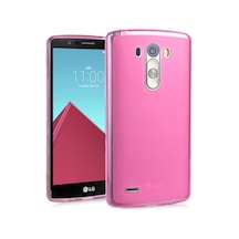 Lg G4 Kilif Soft Silikon Seffaf-Pembe Arka Kapak 107178263