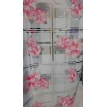 Kırmızı Papatya Desenli Masa Örtüsü 80 Cm X 100 Cm