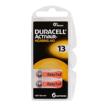 Duracell Activair PR48 13 Numara İşitme Cihazı Pili 6'lı