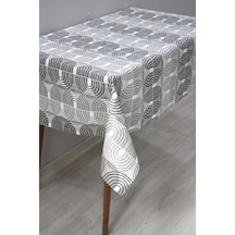 Astarlı Silinebilir Pvc Muşamba Masa Örtüsü 206-a-gri