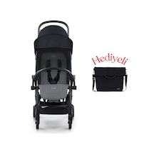 Bumprider Connect³ Bebek Arabası Black-Grey Melange + Yan Bakım Çantası