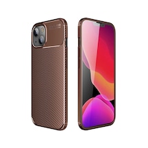 Butam Bilişim Apple iPhone 13 Uyumlu Negro Silikon Kılıf-kahverengi Kahverengi