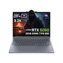 Lenovo ThinkBook 16P G6 IAX 21R0001JTX-FR35 Ultra 9-275HX 64 GB 4 TB SSD RTX5060 16" Free Dos Dizüstü Bilgisayar