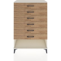 Hyperion Dolap 6 Çekmeceli 88x44x134 Aytaşı-çam Aytaşı