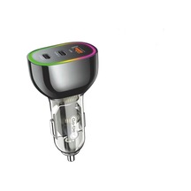 Go-Des GD-CC208 68W Hızlı Şarj Özellikli Dual Type-C + USB-A Portlu Araç Şarj Aleti