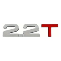 2.2 T Yazı Arma Logo Audi 2.2 T 3d Metal Logo Sticker Yüksek Kaliteli Araba Stil Sticker Universal