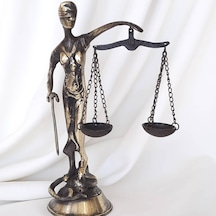 Adalet Terazisi. Adalet Tanrıçası. Hukuk Bürosu Avukat Dekor