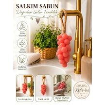 Keyfim Craft El Yapımı Pembe Üzüm Tanesi Tasarımlı Banyo Ve Dekoratif Sabun Lavanta