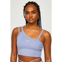 Nike Sportswear Everyday Modern Women's Asymmetrical Crop Tank Kadın Askılı Crop Atlet Bra Lila Lila