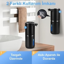 Sensörlü Usb Şarjlı Köpük Sabunluk/gt-sd03s 000 Açık Krem