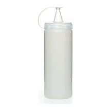 Şeffaf Kapaklı Sızdırmaz Yağlık Sosluk Şişesi Plastik Yağdanlık 400 Ml. Ap-9028 Bx40 Abanoz