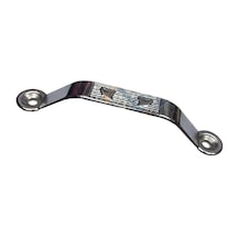 Dekoratif Zamak Kulp Dıştan - 64mm, Nikel, 1 Adet Belirtilmemis