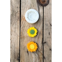 Ayçiçeği Tekli Mum Kalıbı Silikon