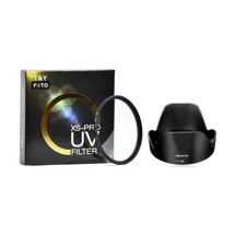 Nikon D5500 D5600 18-55mm Lens Için 55mm Xs-pro Slim Uv Filtre + Hb-n106 Parasoley