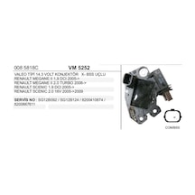 Konjektör 14.3v Renault Megane Iı 1,9dcı/2,0t 05 8200667611 27181775