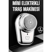 Mey İthalat Seyahat Tipi Tıraş Makinesi Taşınabilir Kablosuz Mini Paslanmaz Çelik