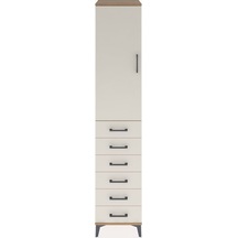 Hyperion Dolap 2 Raflı 6 Çekmeceli Tek Askılı 44x44x221 Çam-aytaşı Atlas Çam