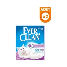 Ever Clean Lavanta Kokulu Topaklanan Kedi Kumu 2 Adet 10 Lt