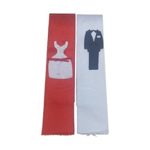 Takı Kurdelesi Takım Kırmızı-beyaz Gelin-damat Açık