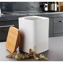 Gönül Gnl3454 Porselen Kapaklı Kavanoz 10x10x15cm