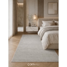 Eko Halı Zen 01 Grey Hav Toz Vermez Yumuşak Dokulu Salon Halısı Oturma Odası Halısı Yatak Odası Halısı Çocuk Odası Halısı Koridor Halısı Mutfak Halısı Modern Makine Halısı Gri