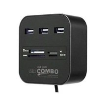 Concord C-847 3 Port 2.0 Usb Çoklayıcı Ve Kart Okuyucu