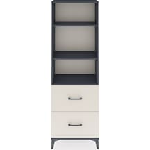 Arges Dolap 3 Raflı 2 Çekmeceli 60x30x182 Antrasit-aytaşı Antrasit