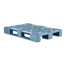 Plastik Palet Delikli A.Gri (Euro)Yük Taşıma Paleti 80X120X15 Cm