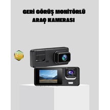 Full Hd 3'lü Araç Kamerası Geri Görüş Destekli Park Modlu 1080p Dvr 64246864