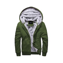 Madmext Madmext İçi Kürklü Haki Hırka 22377-haki Haki