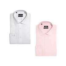 Pıngömlek Kensıngton Montello Vesta Ikili Set10 Erkek Gömlek Açık Pembe