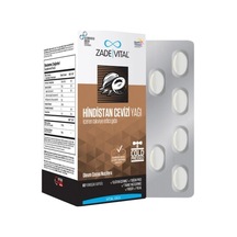 Zade Vital Hindistan Cevizi Yağı 1000 Mg 60 Kapsül
