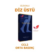 Sigvaris Traditional 503 Silikonlu Diz Üstü/Diz Üstü Kasığa Kadar Varis Çorabı
