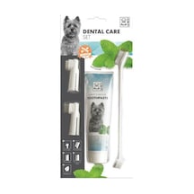 M Pets Köpekler Için Naneli Diş Macunu Fırça Seti