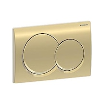 Geberit Alpha01 115.035.qe.1 Kumanda Kapağı - Çift Basmalı - Pirinç Renkli