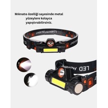 Şarjlı Led Kafa Lambası Uzun Mesafe Ve Ortam Aydınlatması Xuczzzhs36kafaa-1 Çok Renkli