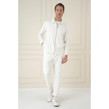 Efor Atp 033 Slim Fit Beyaz Spor Pantolon Beyaz Efor Atp 033 Slim Fit Beyaz Spor Pantolon Beyaz