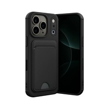 Apple İphone 17 Pro Max Kelvin Kartvizitli Silikon - Siyah