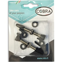 Roto Cobra Presta 40mm Konik Tubeless Valf Sibop Seti Siyah